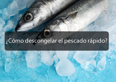 Cómo descongelar el pescado rápido