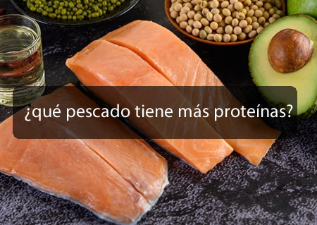 qué pescado tiene más proteínas